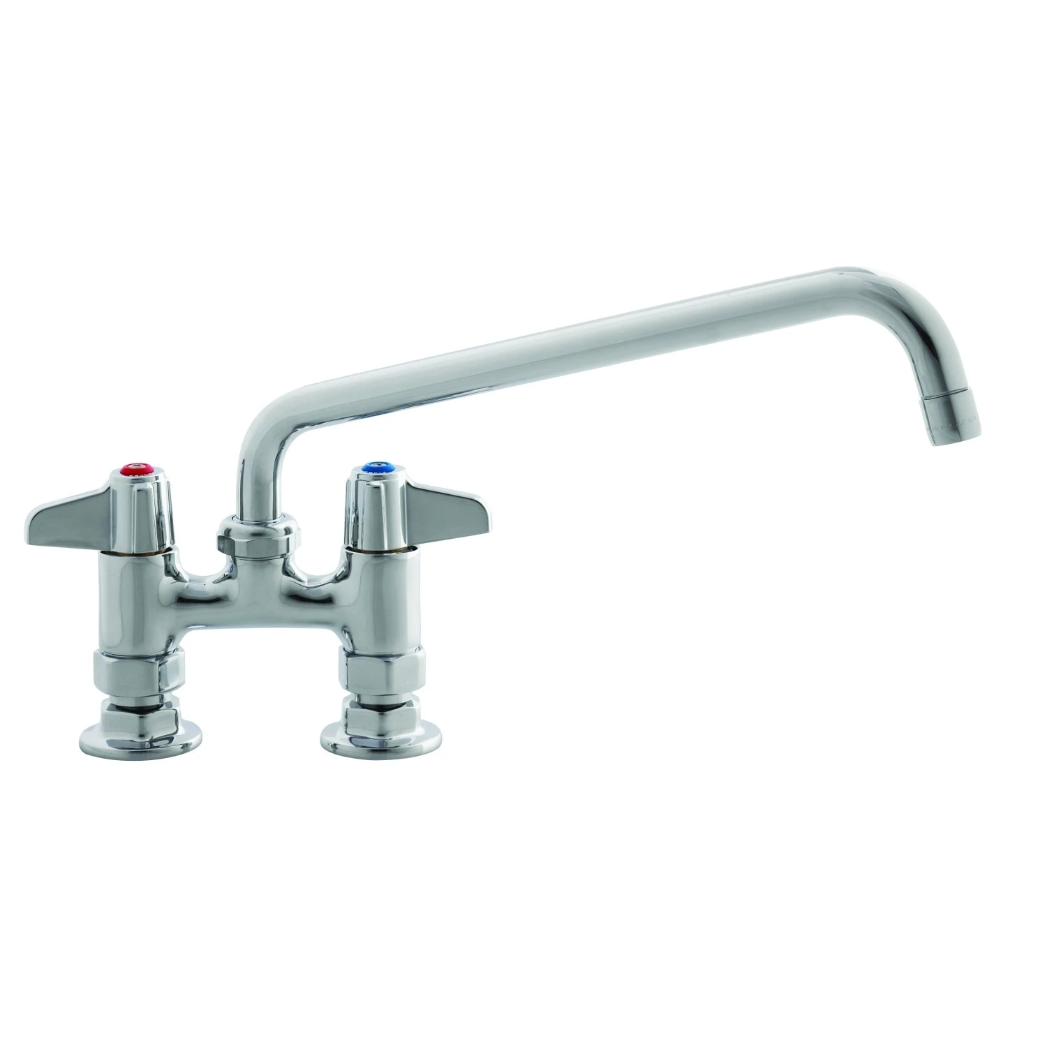T&S 5F-4DLS14 Faucet, 4 Inch, Deck Mt., Swivel Base, 14 Inch Swing Nozzle | AU2MZB