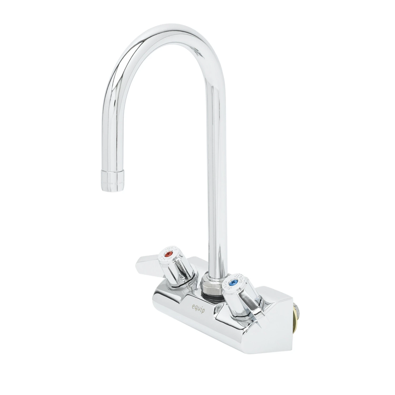 T&S 5F-4WLX05 Faucet, 4 Inch, Wall Mount, With 5-1/2 Inch Swivel Gooseneck, 2.2Gpm Aerator | AU2NAD