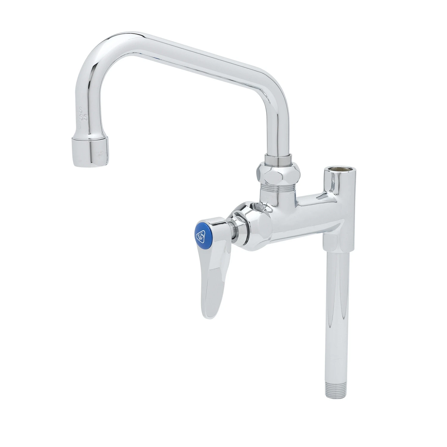 T&S B-0155-05-CR Add-On Faucet, 6 Inch Nozzle, Cerama Cartridge, Lever Handle, 5 Inch Nipple | AV3MNM