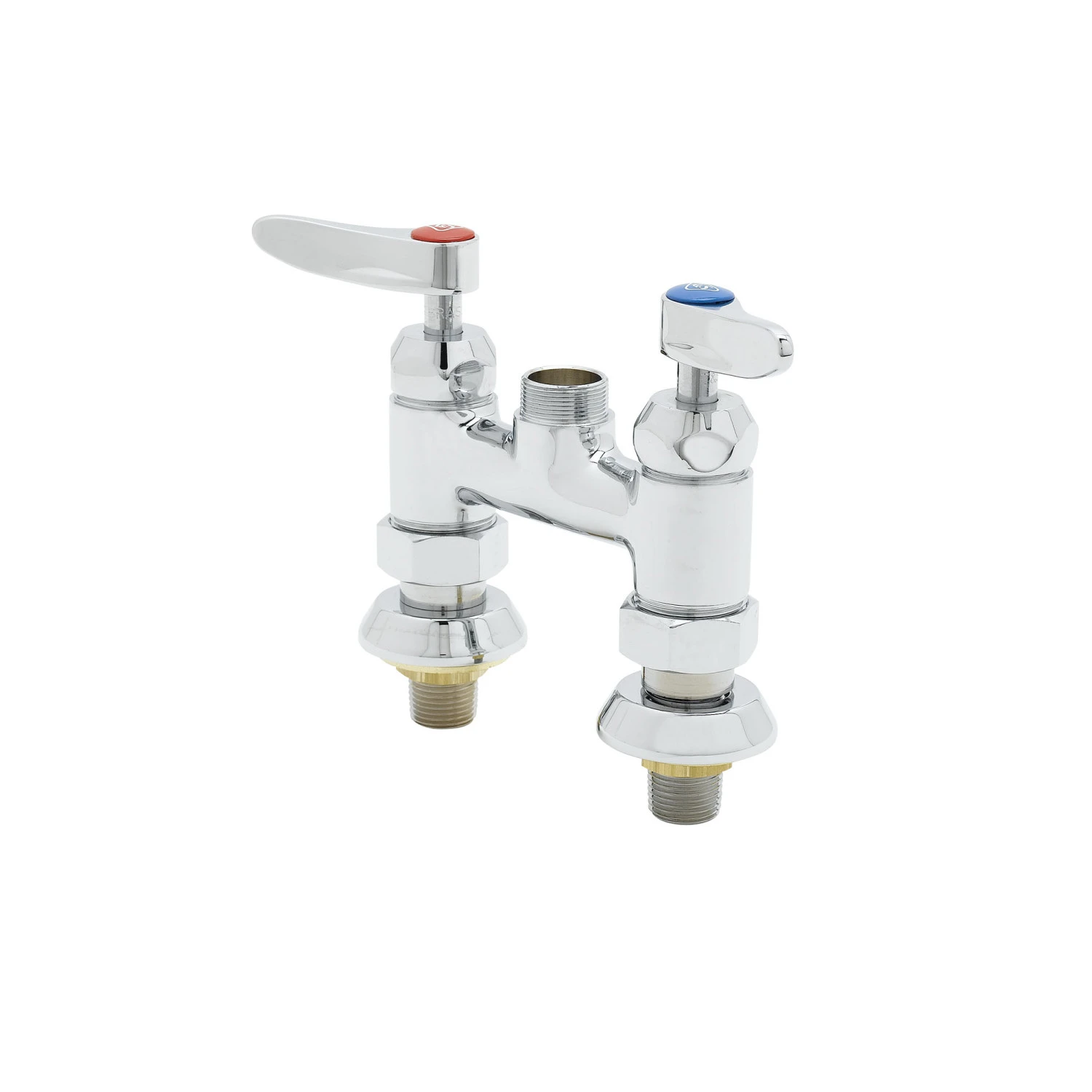 T&S B-0225-EELN Faucet, Deck Mt., 4 Inch, Less Nozzle | AV3NAQ
