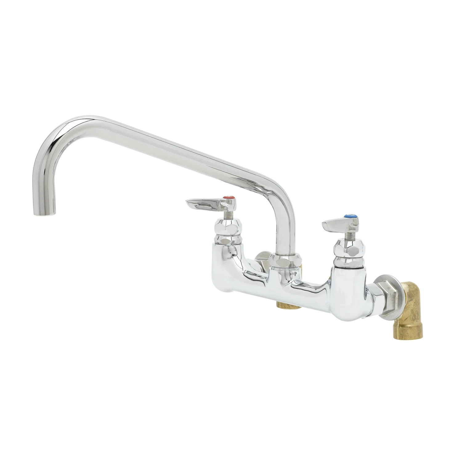 T&S B-0290-PRISON Mixing Faucet, 8 Inch Wall Mount, 12 Inch Swing Nozzle | AV3NJB