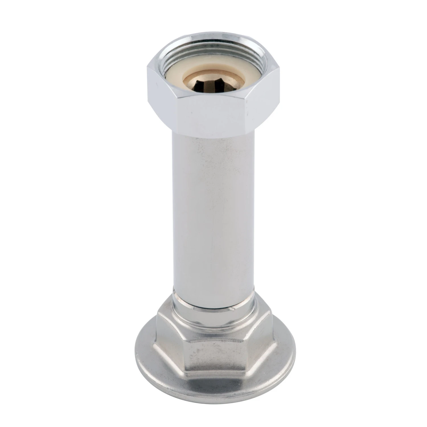 T&S B-0441 Inlet Extension, 4 Inch Length, 1/2 Inch NPT Female x Coupling Nut | AV3NUJ