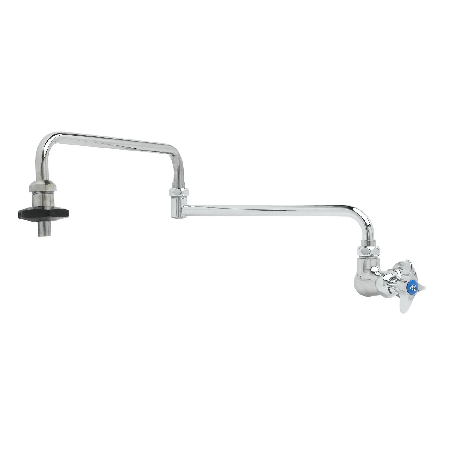 T&S B-0594 Pot Filler, Wall Mount, Single Control, 24 Inch Double-Joint Nozzle | AV3PAG