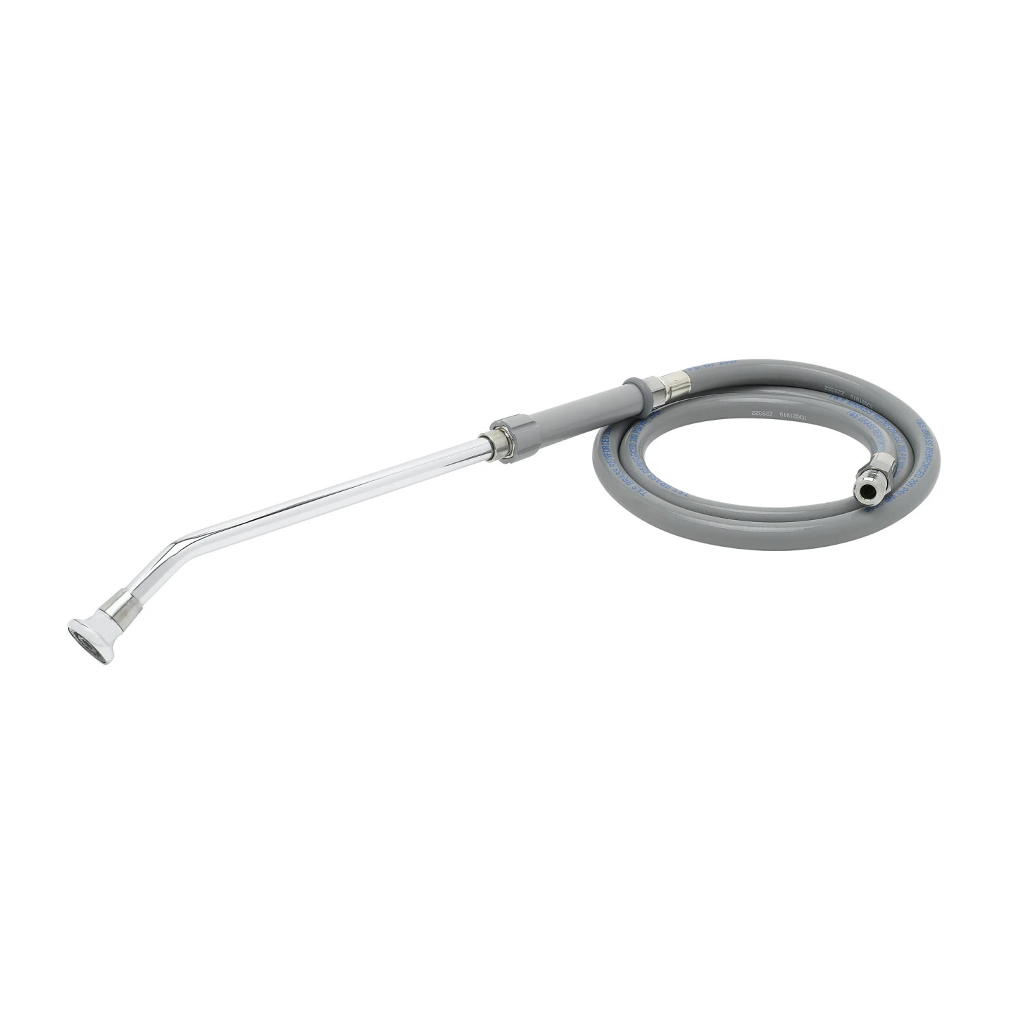 T&S B-0691 Bedpan Spray Assembly, Extended Spray Outlet, 5 Feet PVC Hose | AV3PGJ