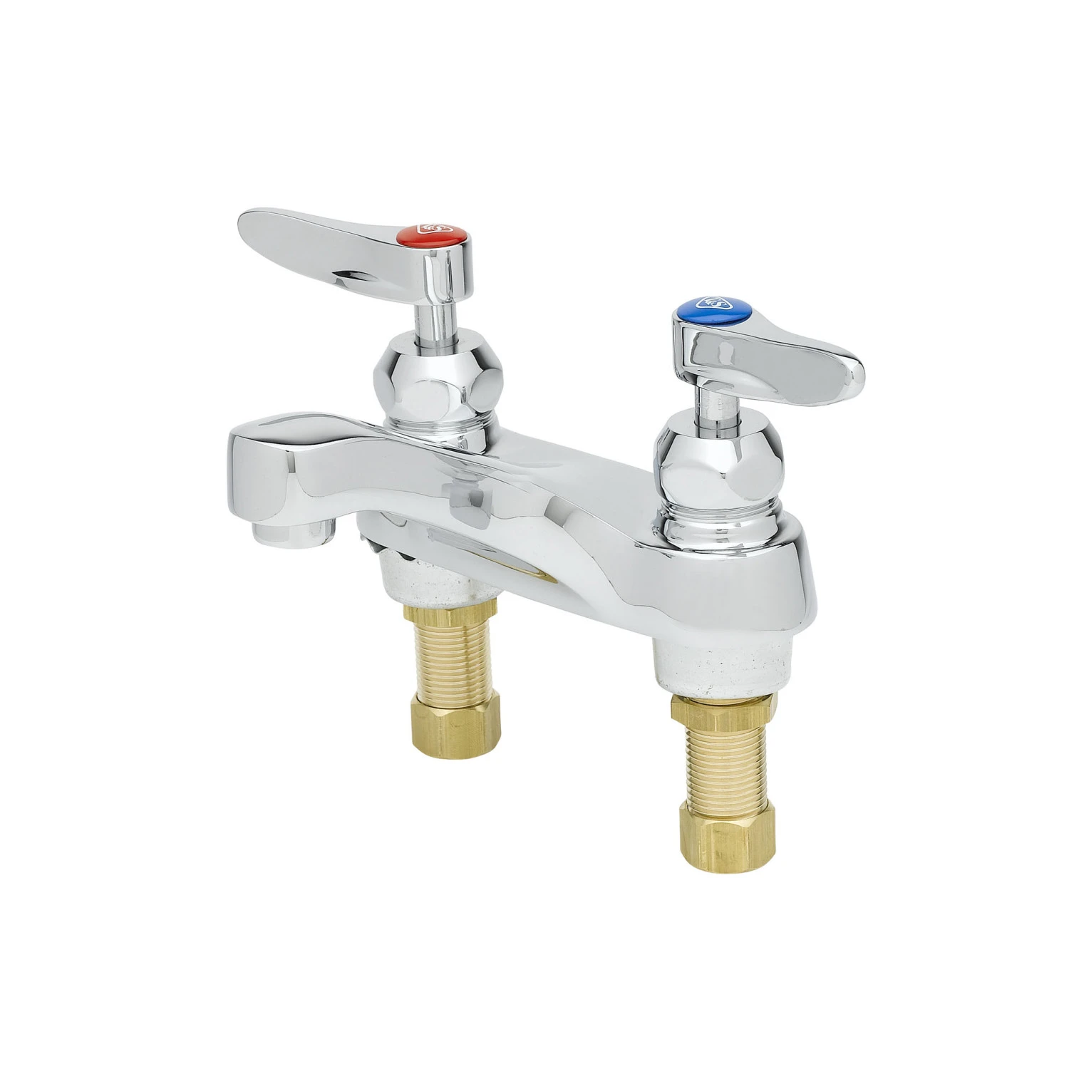 T&S B-0871-CR-WS Centerset Mixing Faucet, 4 Inch, Ceramic Cartridges, 1.5 GPM Aerator | AV3PNT