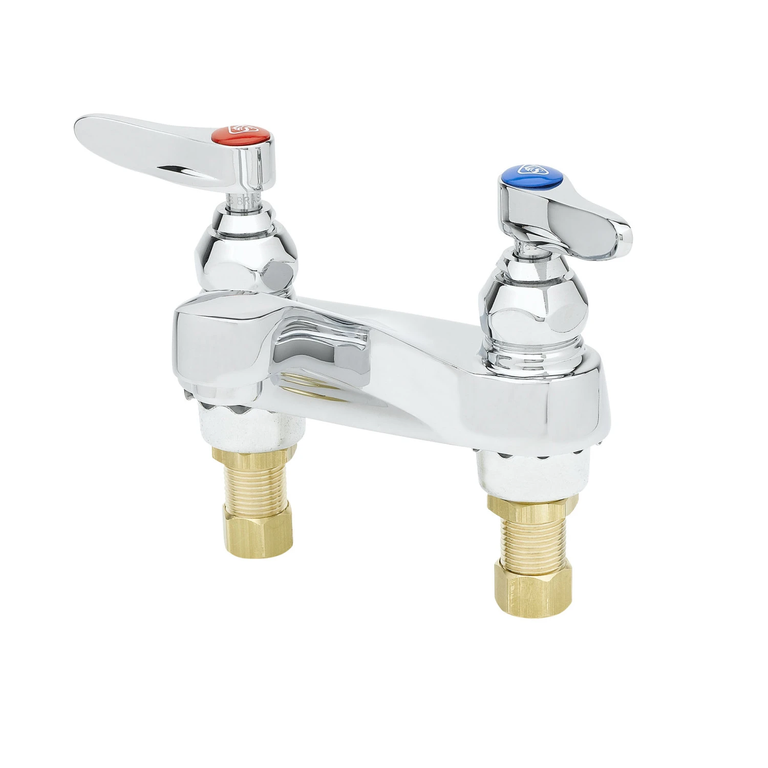 T&S B-0871-F05 Lavatory Faucet, Deck Mt., 4 Inch Centers, 0.5 GPM Spray Device | AV3PNU