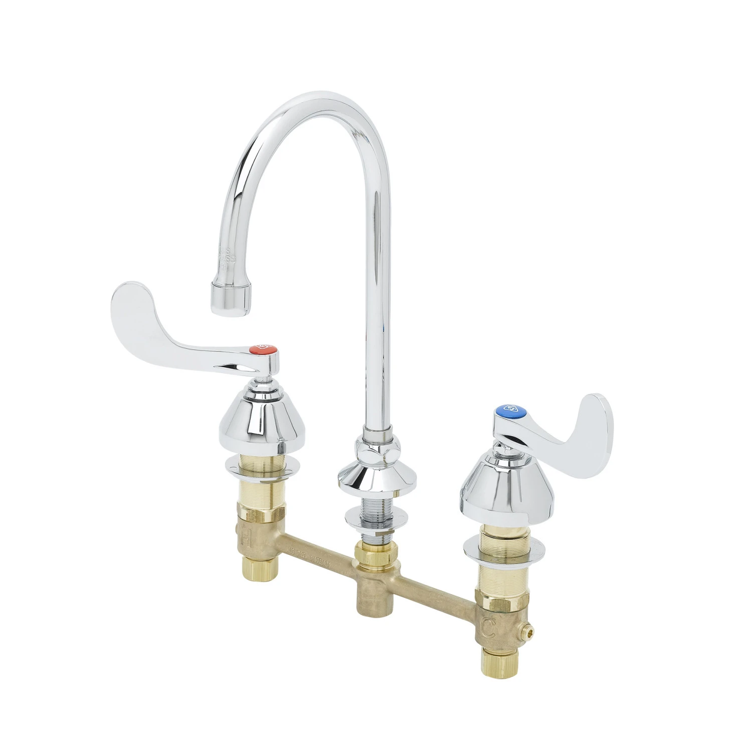 T&S B-2867 Medical Faucet, Concealed Body, Rigid/Swivel Gooseneck, With Aerator | AV3RDX
