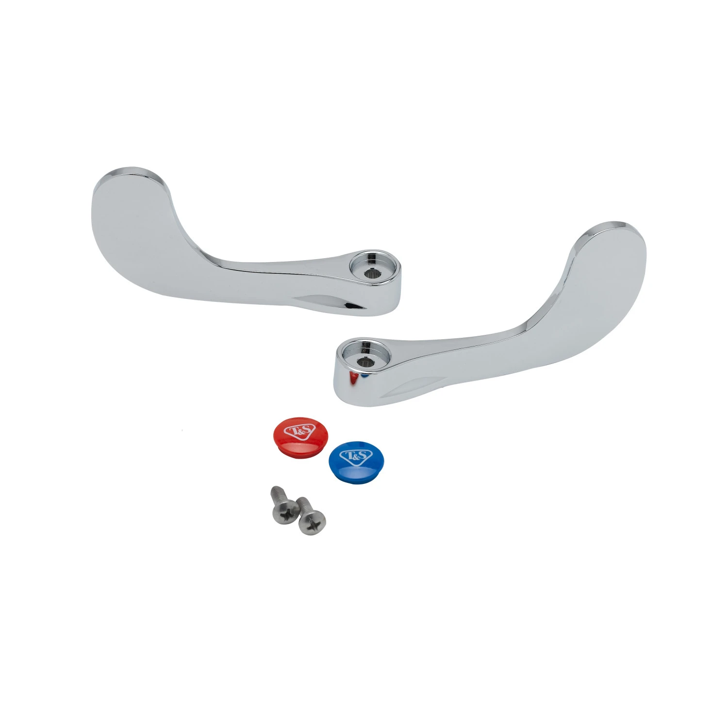 T&S B-WH4-K-NS-AM Parts Kit, 4 Inch Wrist-Action Handles, With Anti- Microbial Coating | CL6VDF