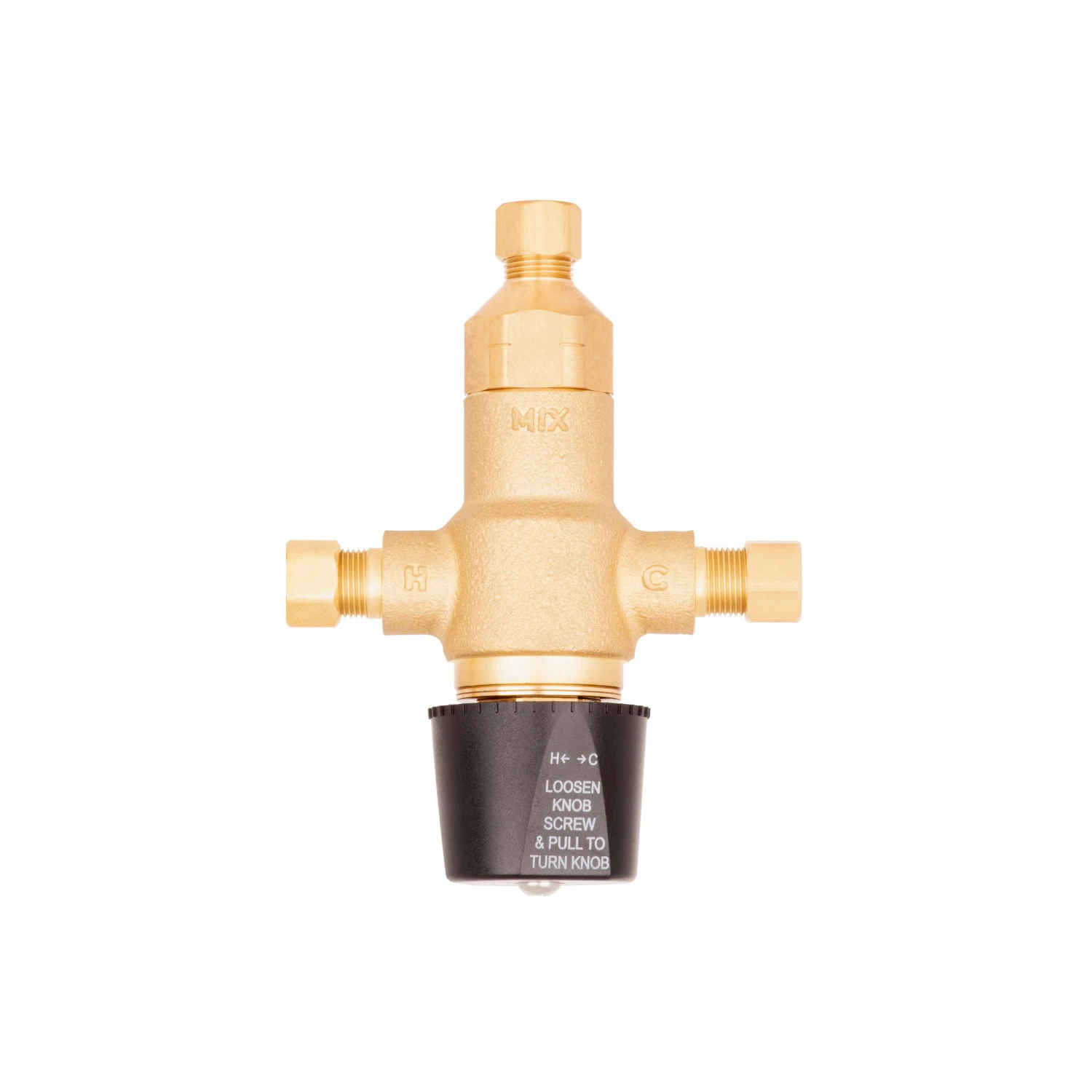 T&S BP-TMV-38C Thermostatic Mixing Valve, Compression, 3/8 Inch | CL6VDC