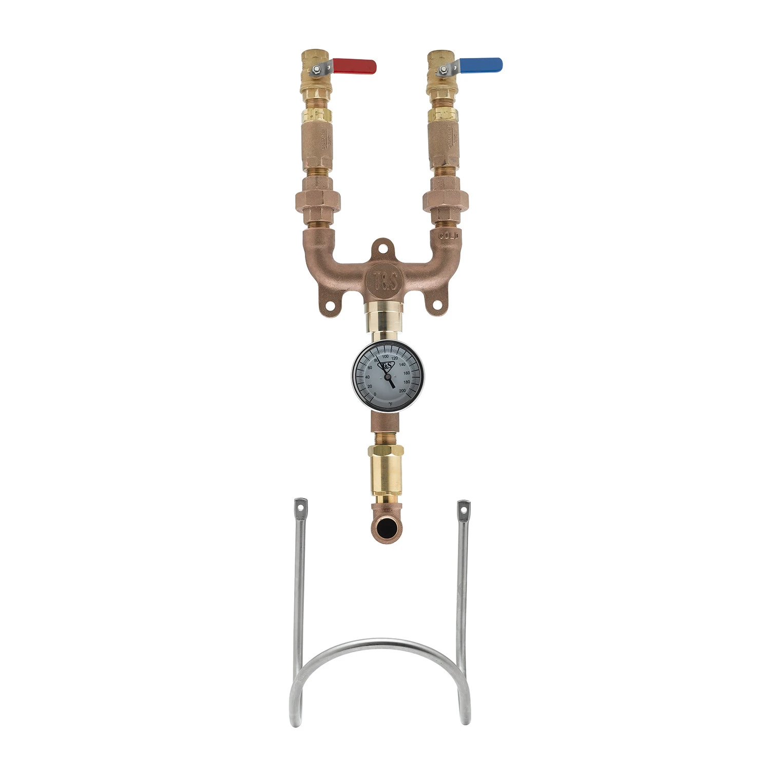 Washdown Station, 3/4 Inch, With Ball Valves, Hose Swivelivel