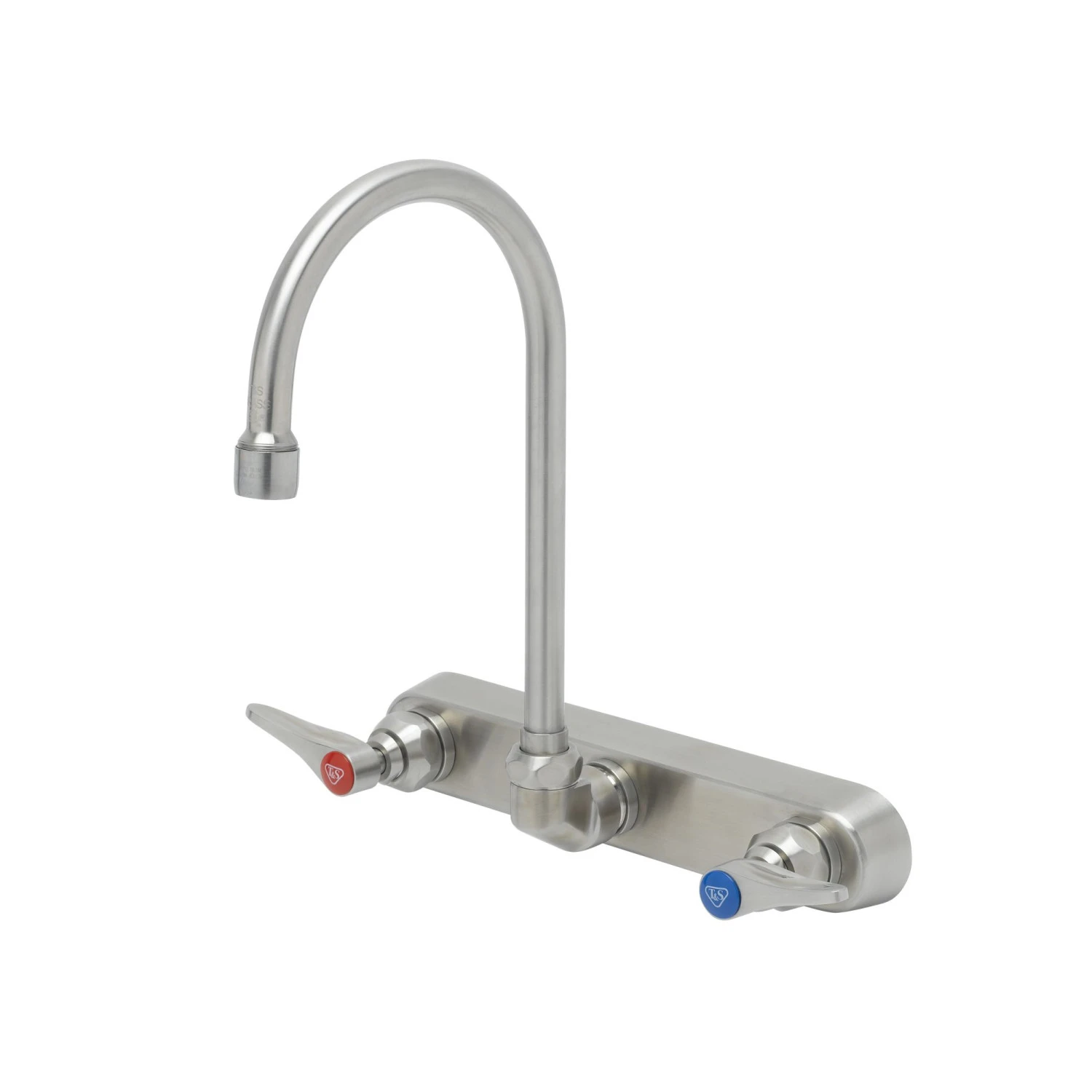 T&S S-1147 Workboard Mixing Faucet, 8 Inch, Stainless Steel | CL6VKP
