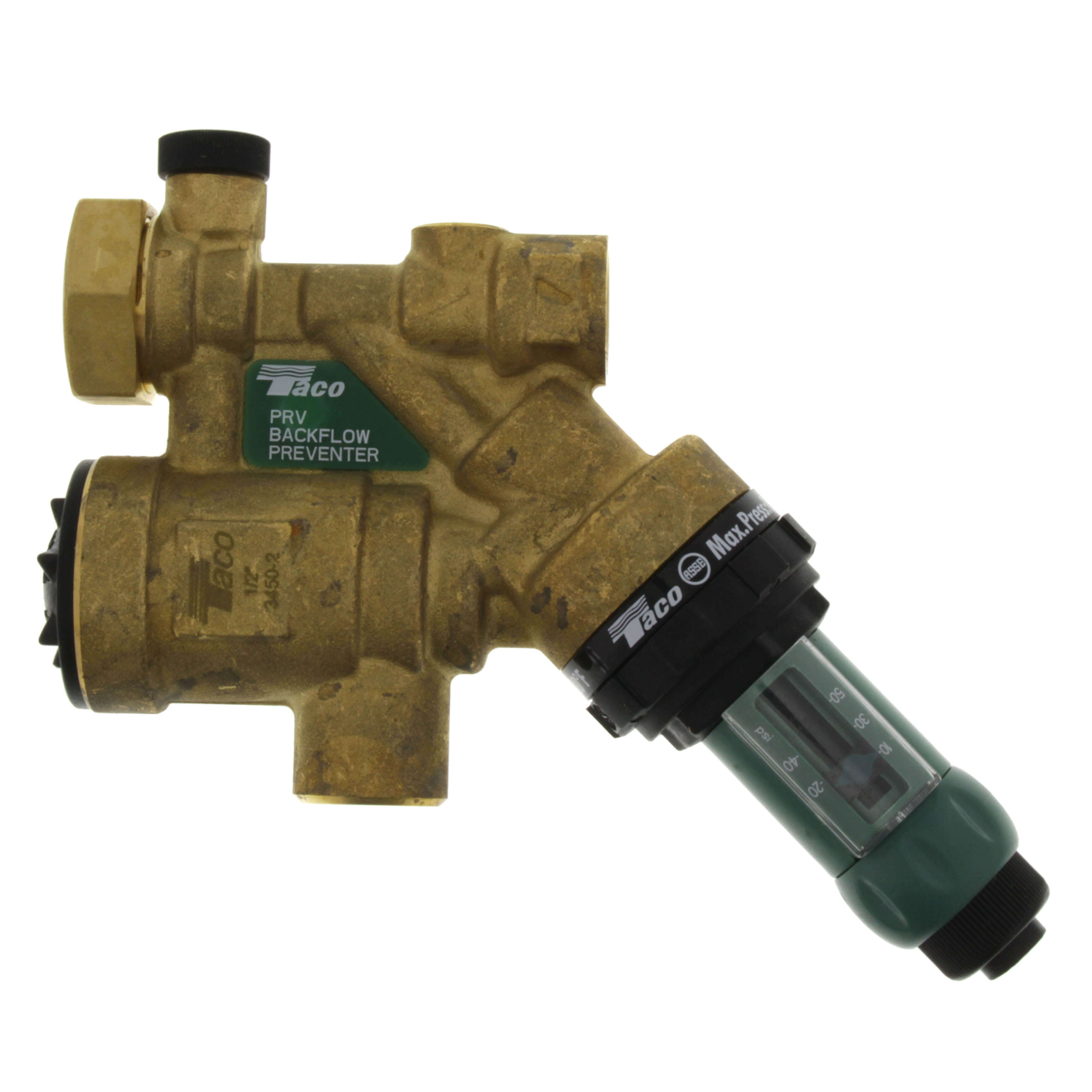 Combination Boiler Feed Valve And Backflow NPT x Sweat, 1/2 Inch Size