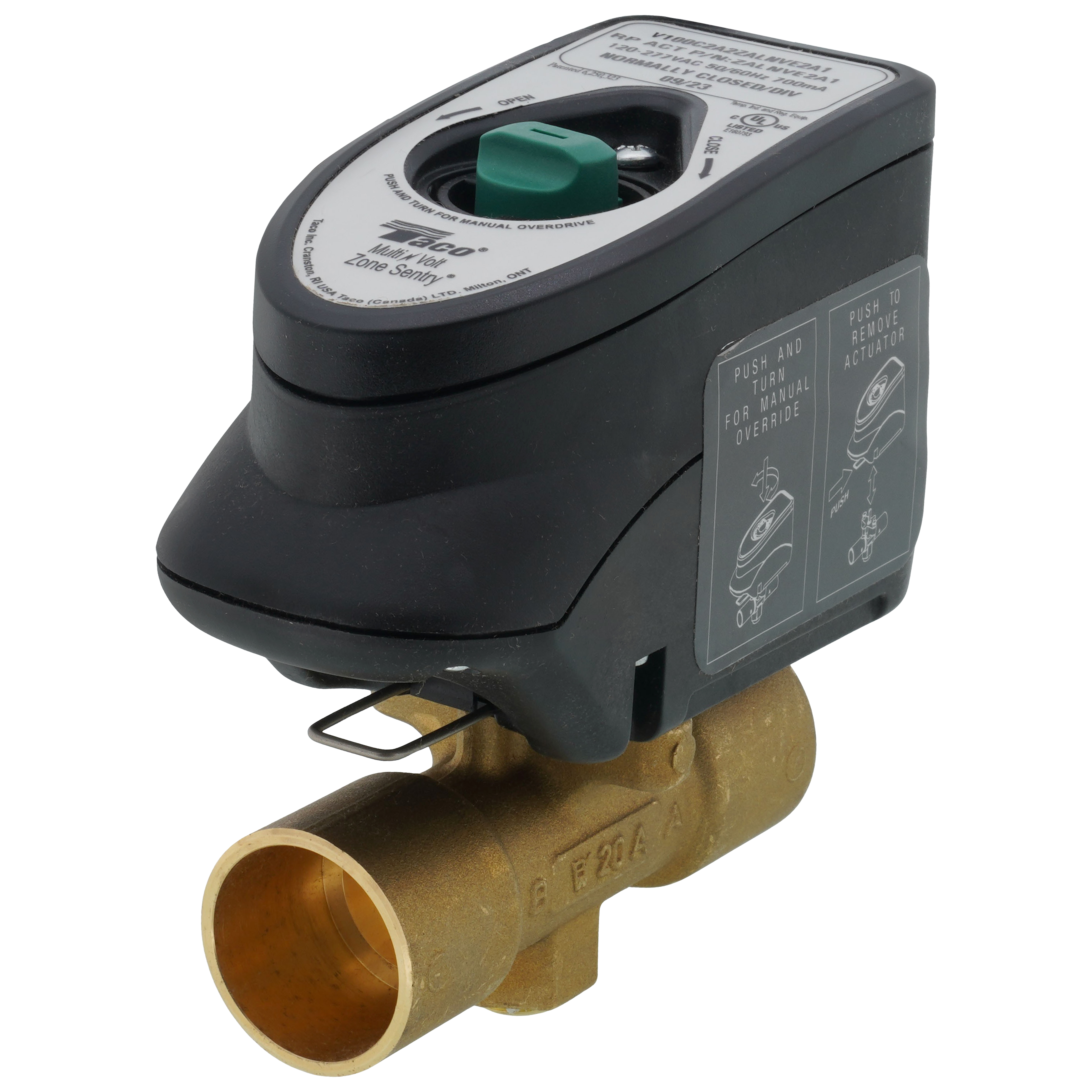 Zone Sentry Valve, Normally Closed, 1 Inch Size, 2-Way