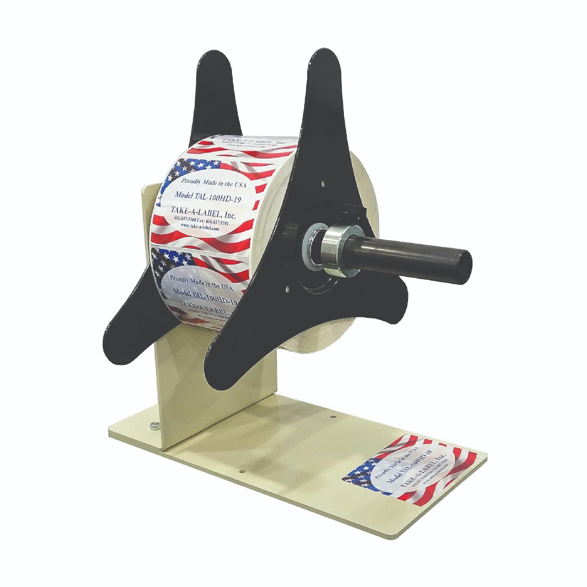Unwind Stand With Brake, 6 Inch Max. Label Width, 12 Inch Roll Diameter