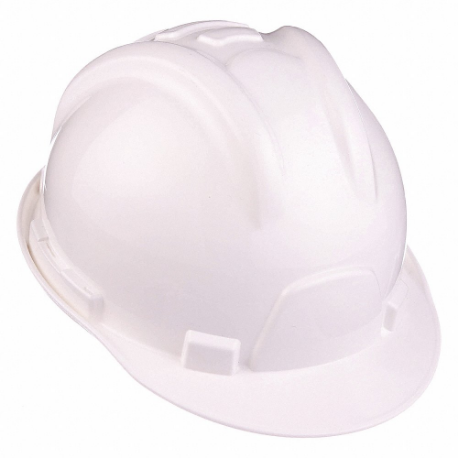 TASCO 100-12000 Hard Hat, Front Brim Head Protection, ANSI Classification Type 1, Class E, White | CU4ZAL 45EU11