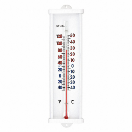 TAYLOR 5132N Analog Thermometer, Wall-Mount, -40 Deg to 120 Deg F/-40 Deg to 50 Deg C | CU4ZAQ 2T707