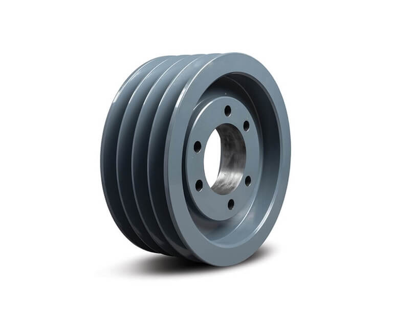 Narrow V-Belt Sheave, Cast Iron, 8V Type Belt, 13.2 inch Datum Dia.