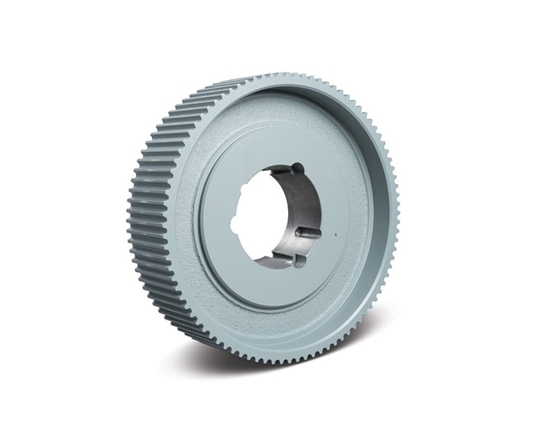 TB WOODS 14MPC90S90 QT Power Chain II Belt Sprocket, Cast Iron, 10 inch Hub Dia., 90mm Belt Width | AM9JZB