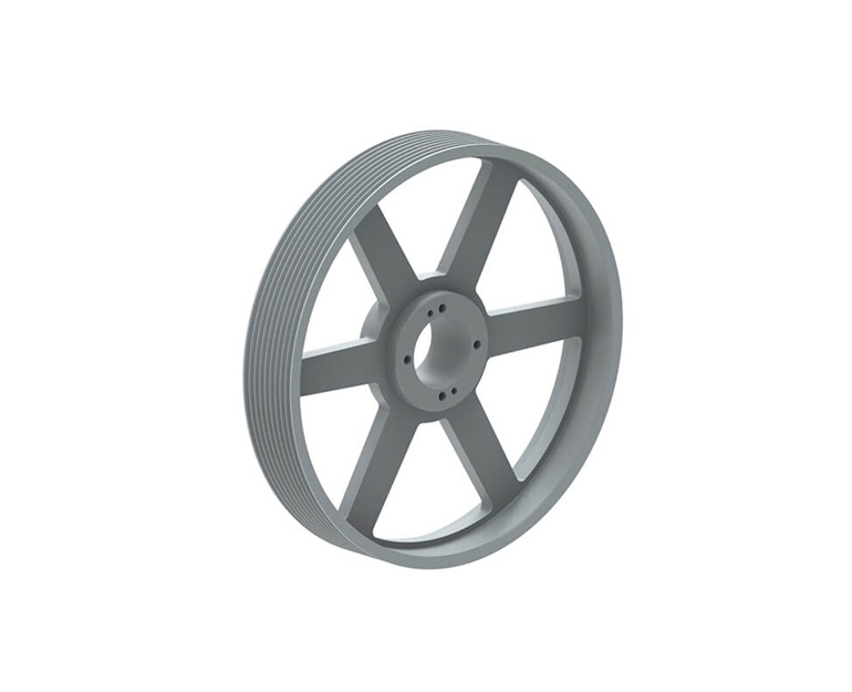 Narrow V-Belt Sheave, Cast Iron, 5V Type Belt, 31.5 inch Datum Dia.