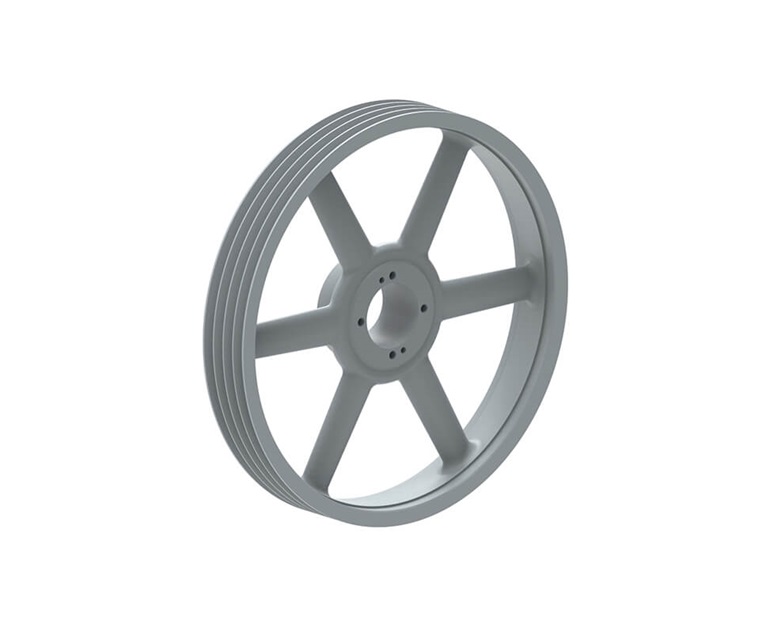 Narrow V-Belt Sheave, Cast Iron, 8V Type Belt, 44.5 inch Datum Dia.