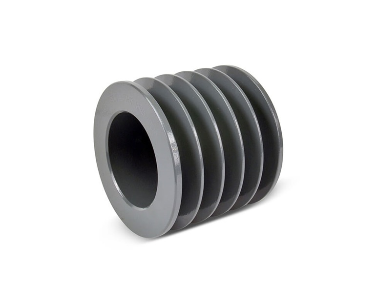 Classical V-Belt Sheave, Cast Iron, B Type Belt, 3.4 inch Datum Dia.