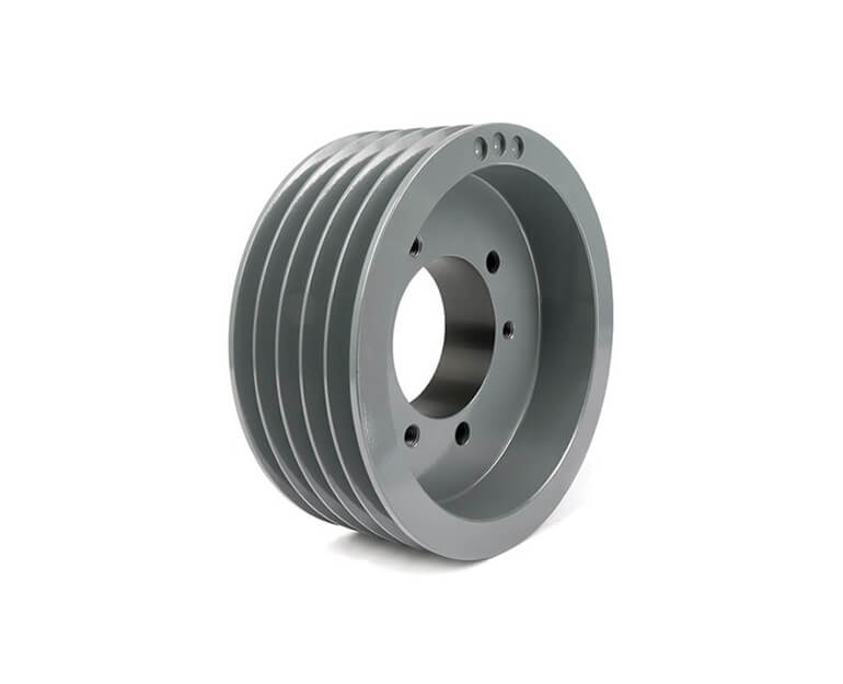 Narrow V-Belt Sheave, Cast Iron, 5V Type Belt, 5.5 inch Datum Dia.