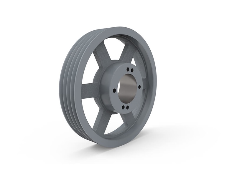 TB WOODS 8V5304 Narrow V-Belt Sheave, Cast Iron, 8V Type Belt, 53 inch Datum Dia., 53 inch Pitch Dia. | BA4WFF