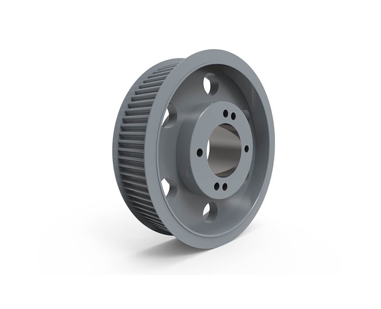 TB WOODS P8020M115 Synchronous Plus Belt Sprocket, Cast Iron, 10.5 inch Hub Dia., 115mm Belt Width | AK6RTL