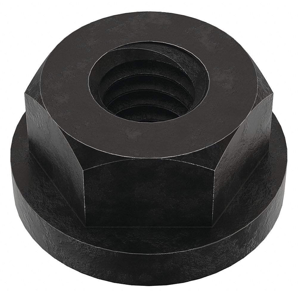 TE-CO 41602 Nut, 12L14 Grade Black Oxide, 5/16-18 Thread Size | AC4BTQ 2YHE2