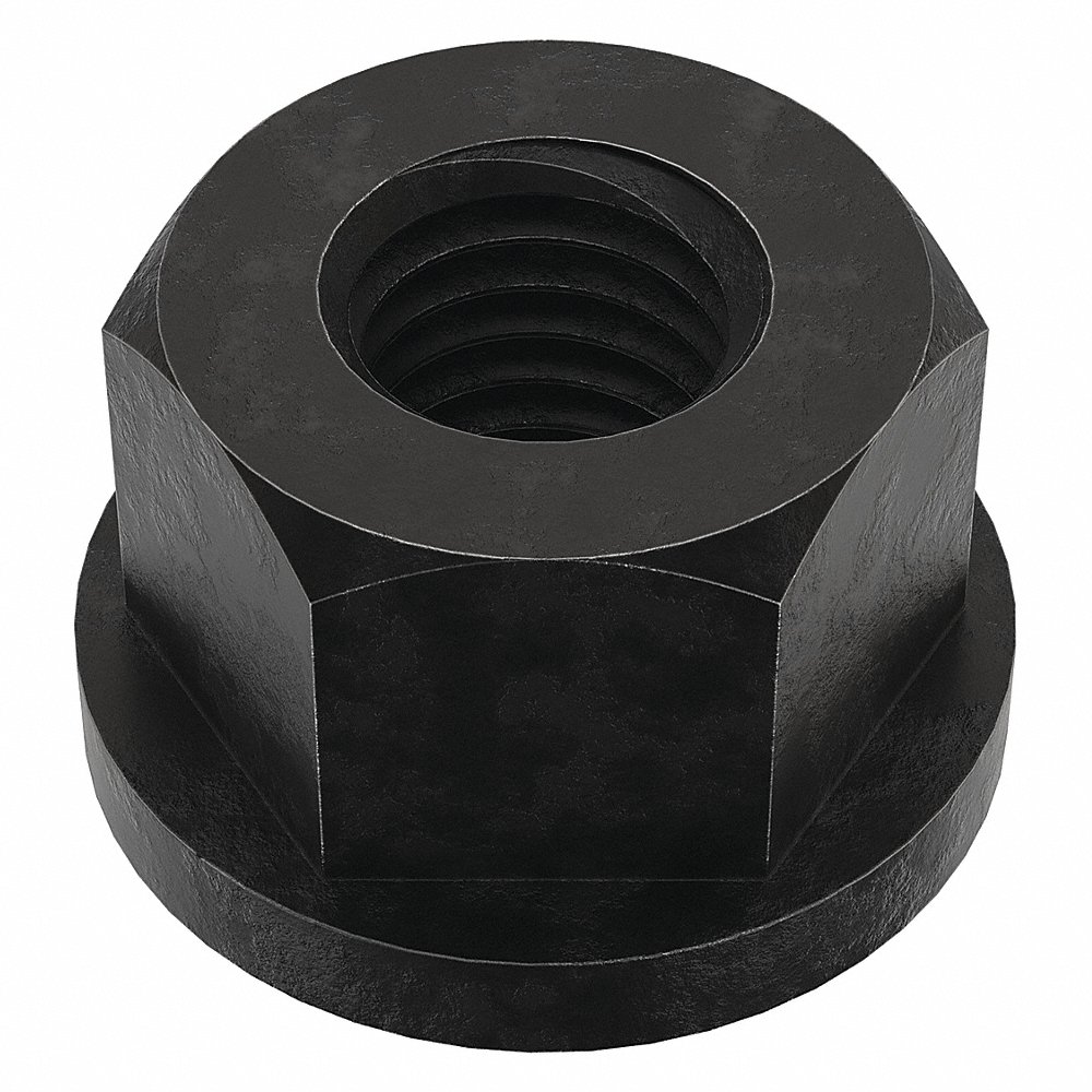 TE-CO 41606 Nut, 12L14 Grade Black Oxide, 5/8-11 Thread Size | AC4BTU 2YHE5
