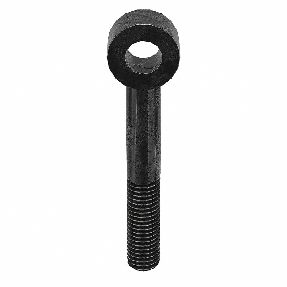 TE-CO 42950 Eye Bolt, Black Oxide, 5/8-11 Thread Size, 5/8 Inch Eye Dia. | AC4CDY 2YJN8