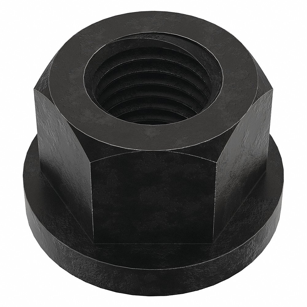 TE-CO 61606 Nut, 12L14 Grade Black Oxide, M20 X 2.5 Thread Size | AC4CAU 2YJD4