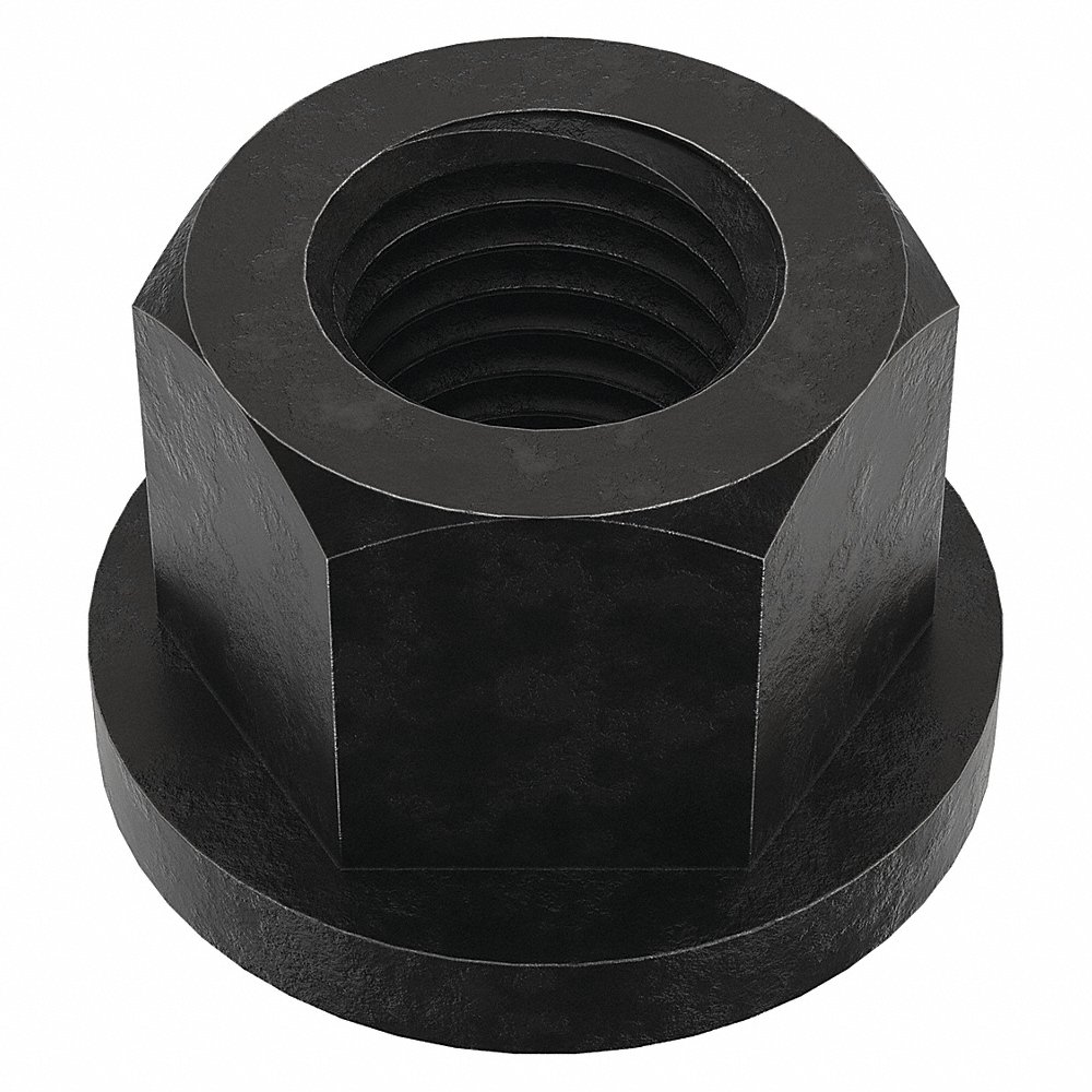 TE-CO 61607 Nut, 12L14 Grade Black Oxide, M24 X 3.0 Thread Size | AC4CAV 2YJD5
