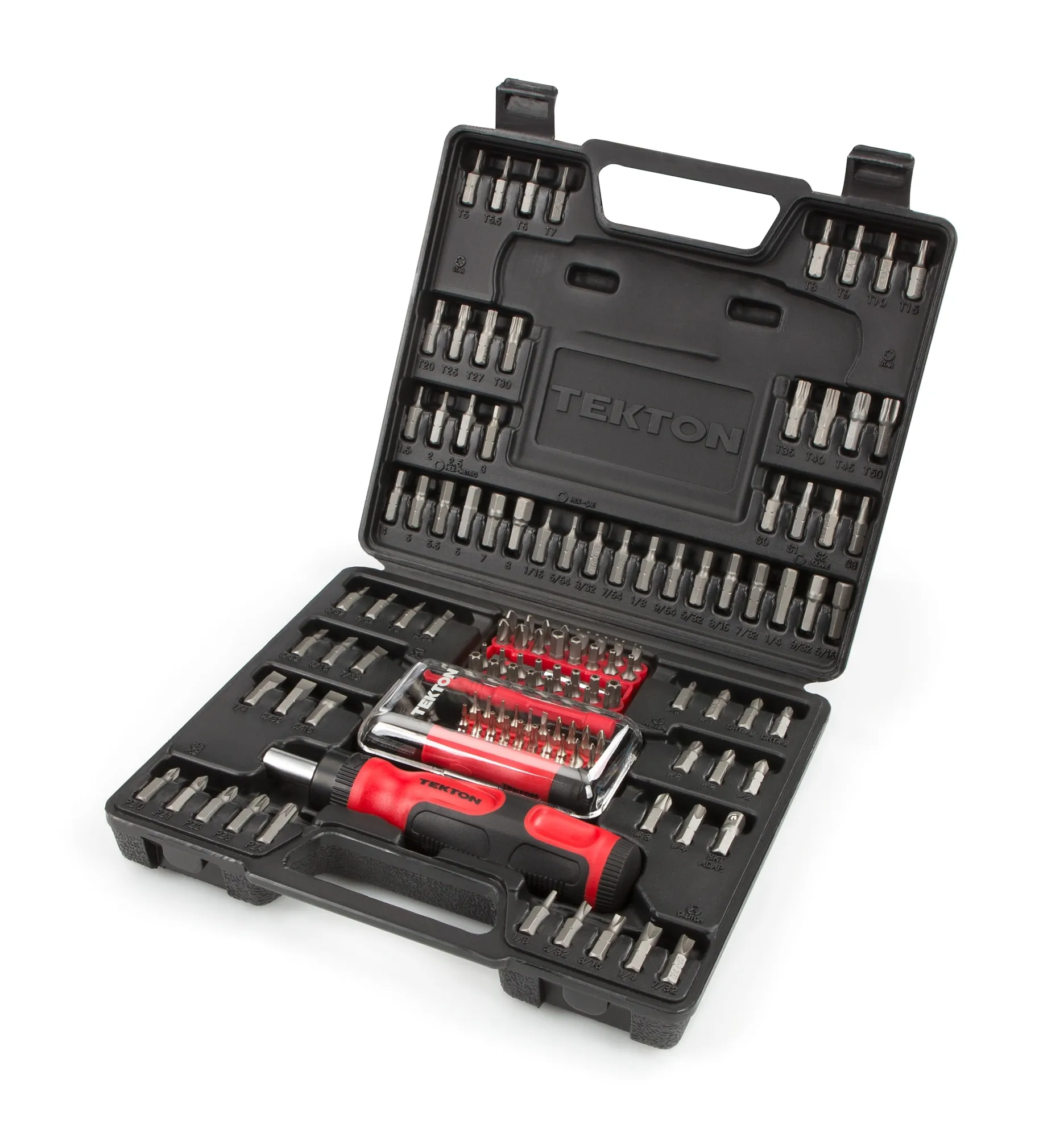Everybit Ratchet Screwdriver and Bit Set 135-Piece