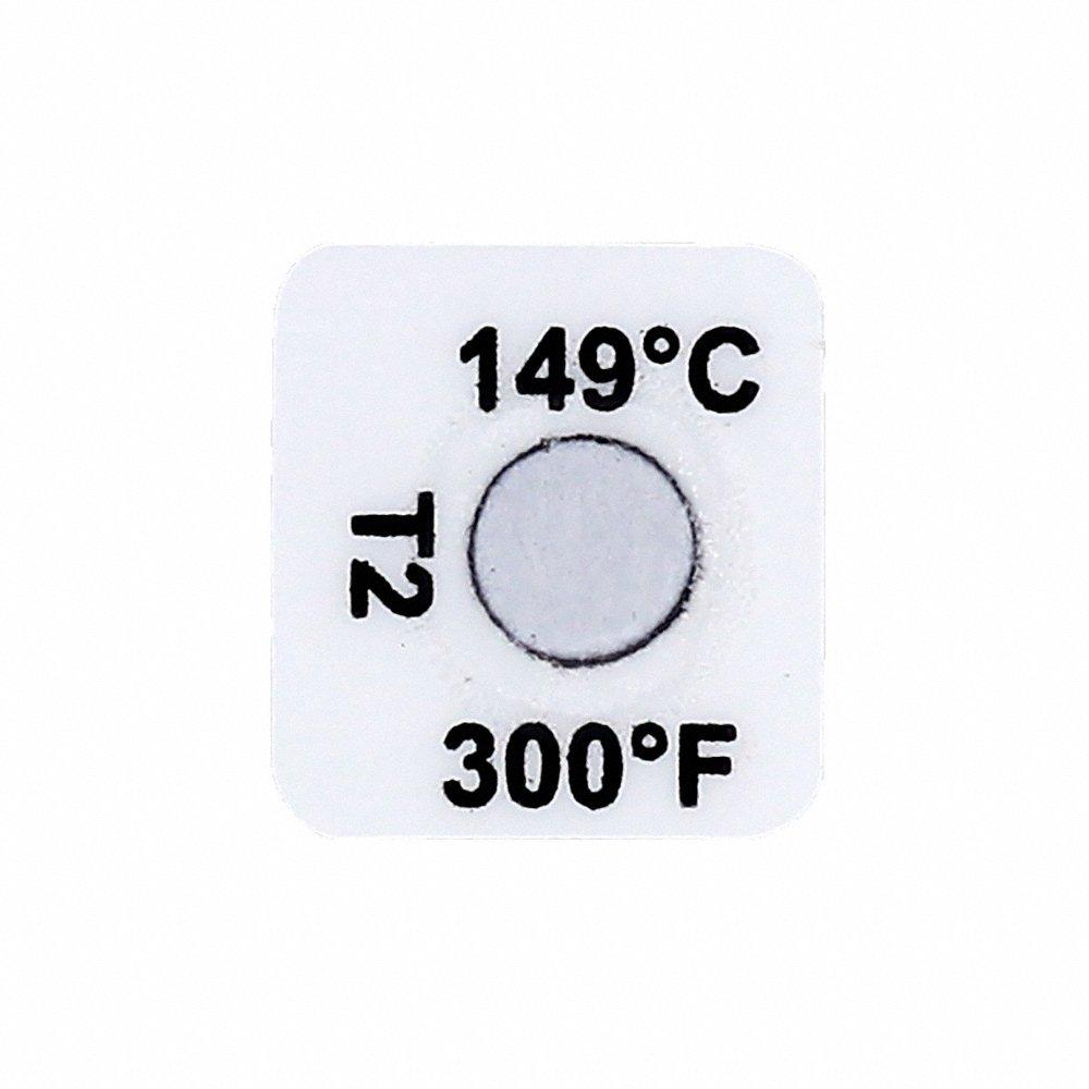 TEMPIL 26270 Non Reversible Temp Indicator, Vertical Strip, 1 Point, 300 Deg. F, 149 Deg. C, 210Pk | CJ2XJU 52HR36