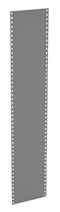 TENNSCO EP-1248 End Panel, 12 Inch Depth, 48 Inch Height | CH3HVG