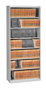TENNSCO FS370 Fixed Shelving, Lateral File, 7 Tier | CH3FLK