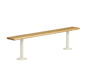 TENNSCO HMLB-72 Locker Bench, 72 x 9-1/2 x 1-1/4 Inch Size | CH3GEK