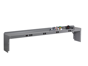 Electronic Workbench Riser, With End Support, 60 x 15 x 12 Inch Size