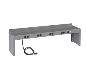 Mobile Workbench Electrical Riser, 45 x 8 x 10-1/4 Inch Size