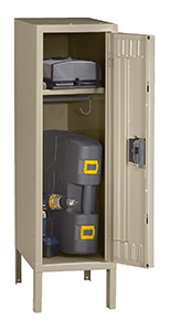 Half Height Locker, With Leg, 1 Opening, 12 x 18 x 36 Inch Size