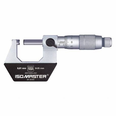 TESA TECHNOLOGY 01.10102 BROWN & SHARPE Mechanical Outside Micrometer, Metric, 25 mm to 50 mm Range | CU6KKP 45JK52