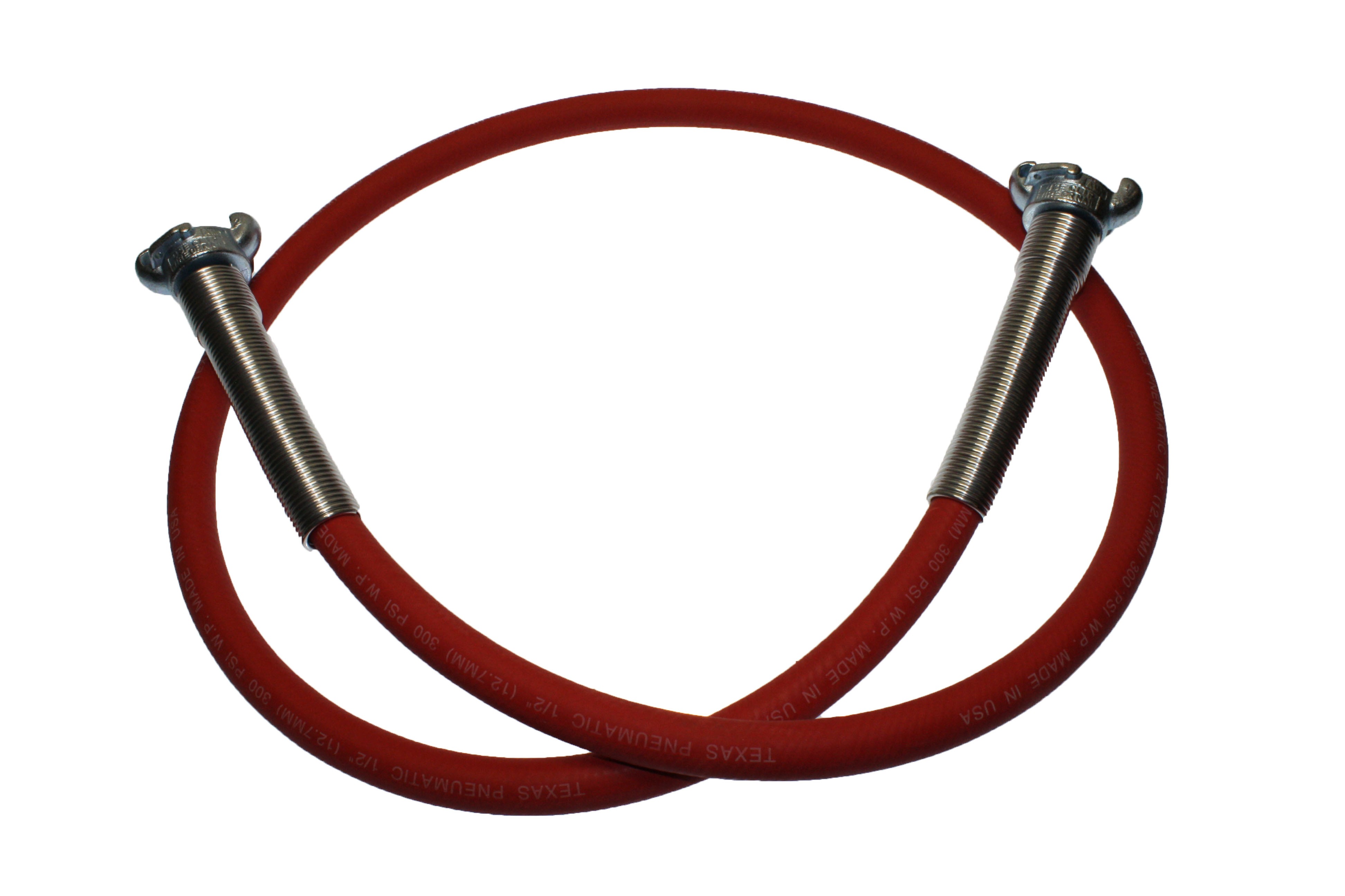 TEXAS PNEUMATIC TOOLS HWA8-CF/CF Hose Whip, Crowfoot To Crowfoot, 8 Feet Length | CD9MRA