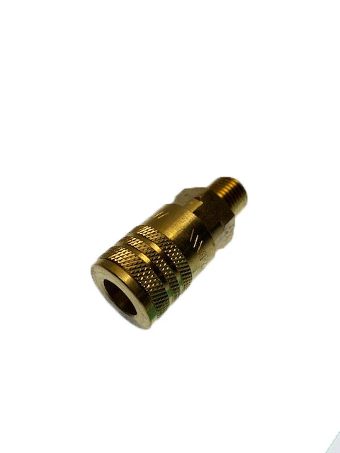 TEXAS PNEUMATIC TOOLS TX-2CM2-B Coupling, 1/4 Inch Socket, Brass, 1/4 Inch MPT | CD9RMQ