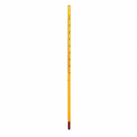 THERMCO ACC641S Liquid Inch Size Glass Thermometer, 250 mm Length. x 100 mm I mmersion, NIST | CU6KZJ 5ZPG1