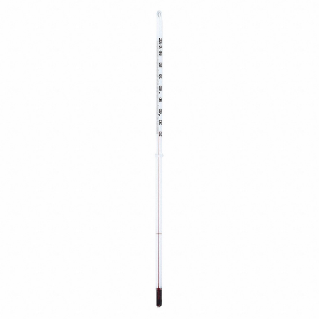 THERMCO ACC711S Liquid Inch Size Glass Thermometer, 305 mm Length. x 76 mm I mmersion, NIST | CU6KZL 5ZPF9