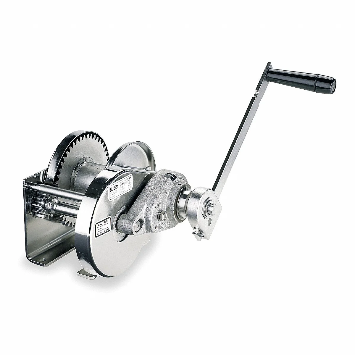 THERN M4042PBSS Hand Winch Spur Gear With Brake 1000 Lb. | AB3WPP 1VN83