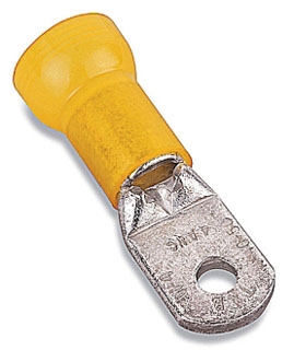 Vinyl Insulated Ring Terminal, 18-14 AWG Wire Size