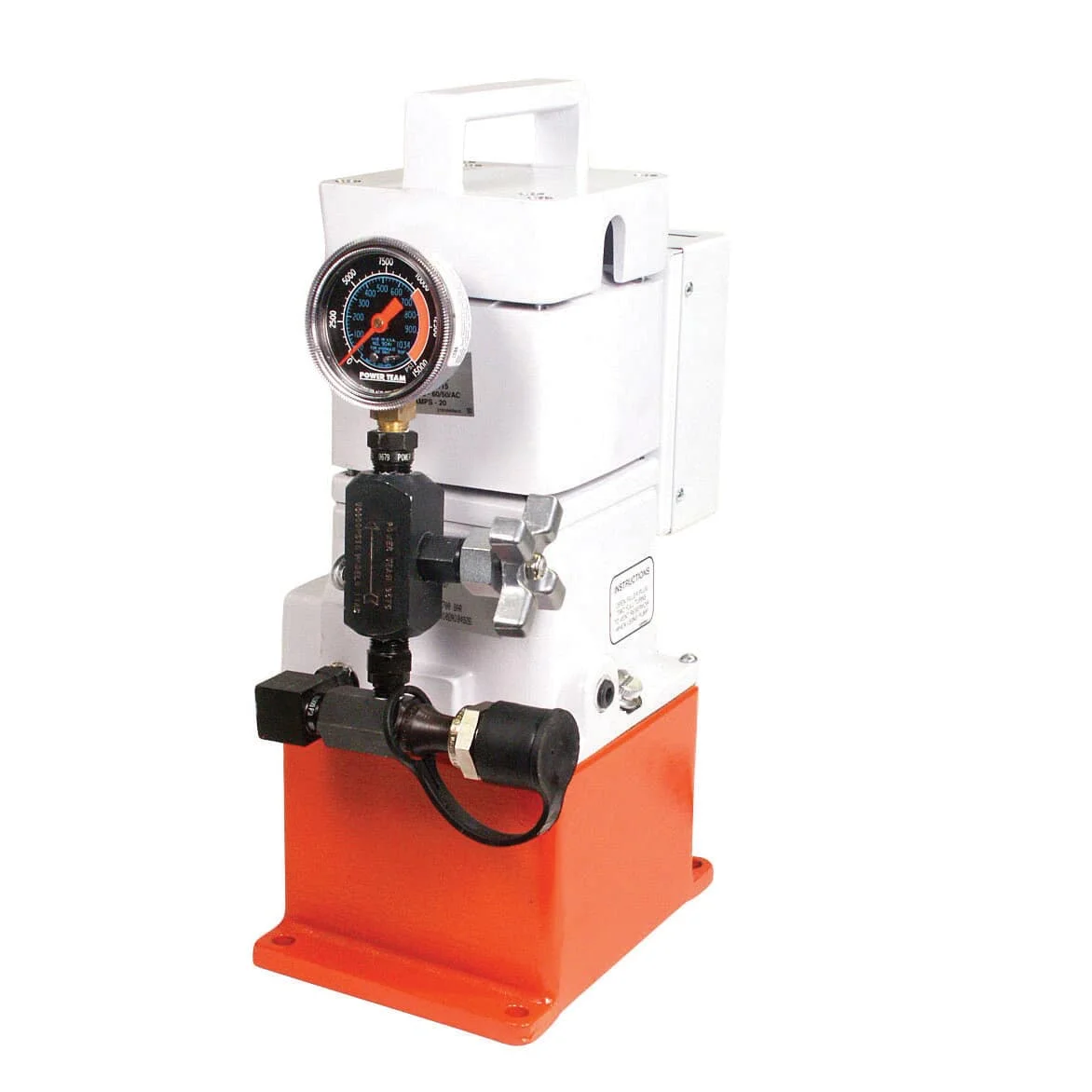 Electric Hydraulic Pump, 120 VAC Voltage Rating, 10 A, Color-Keyed