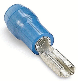 THOMAS & BETTS 54852BE0408PH Female Disconnect, 16-14 Size, Insulated, Blue | BK8ZJW